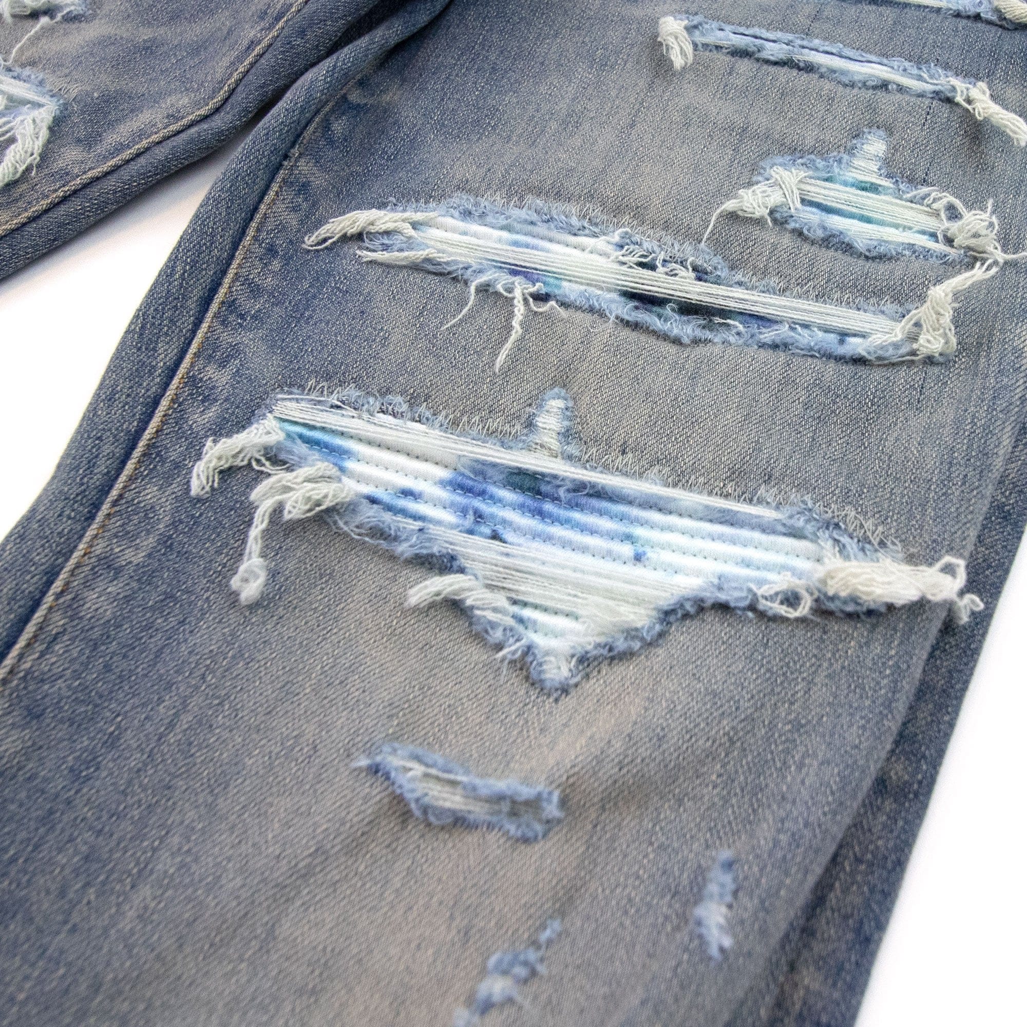 Amiri Tie Dye Bandana Thrasher Jean Denim