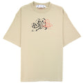 Off White Graf Outline Over Skate T Shirt Dark Sand/Black