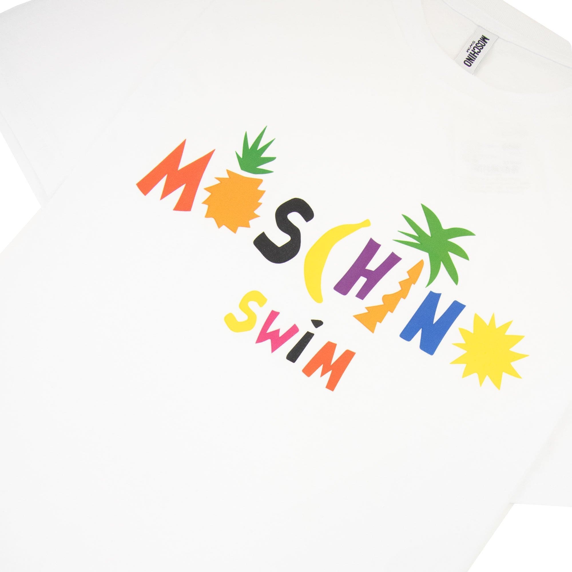 Moschino Swim Moschino Fruits T-shirt White