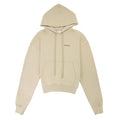 Off White Caravage Arrow Over Hoodied Sweatshirt Dark Sand/black