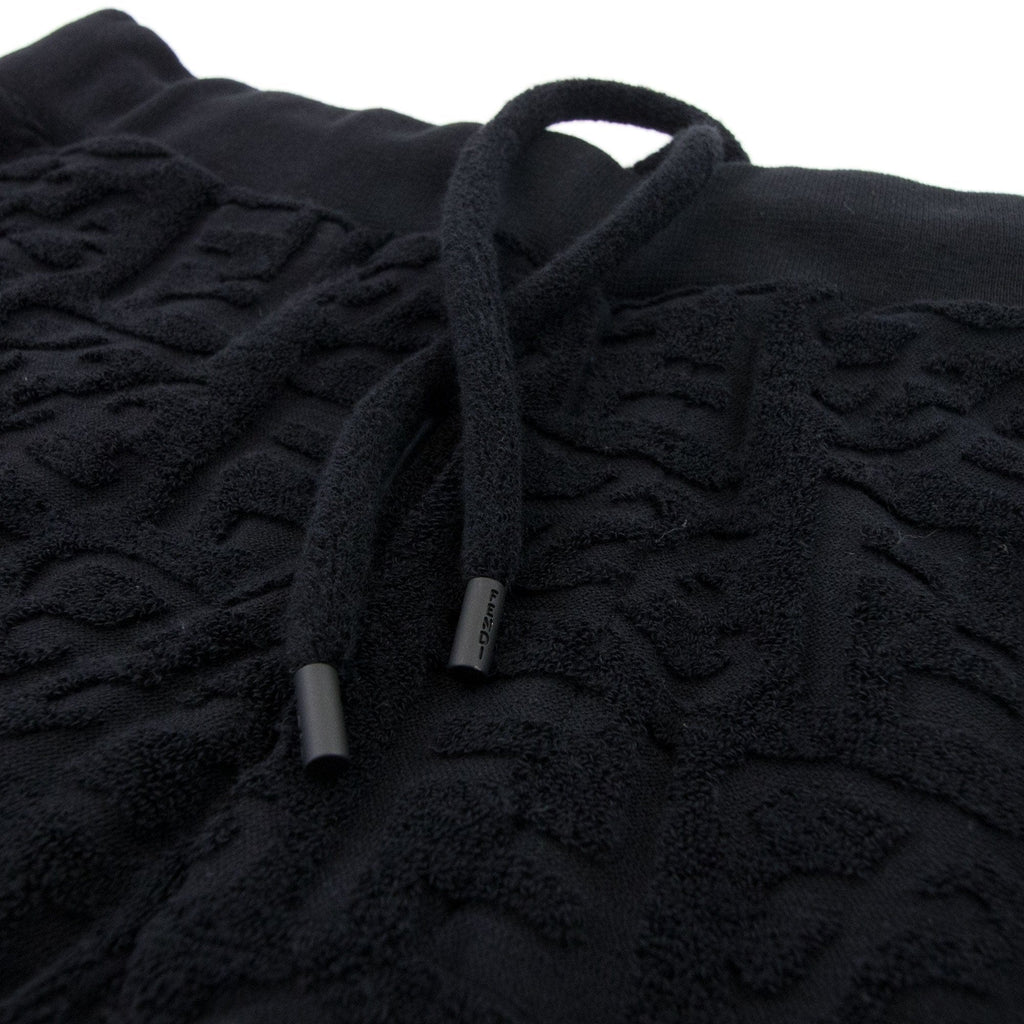 Fendi Ff Caligraphy Logo Pants Black