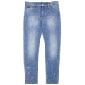 Dolce & Gabbana Slim-fit Blue Wash Stretch Jeans With Abrasions Denim