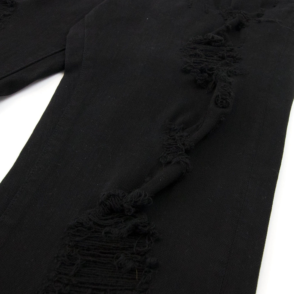 Dolce & Gabbana Black Slim-fit Stretch Jeans With Rips Black