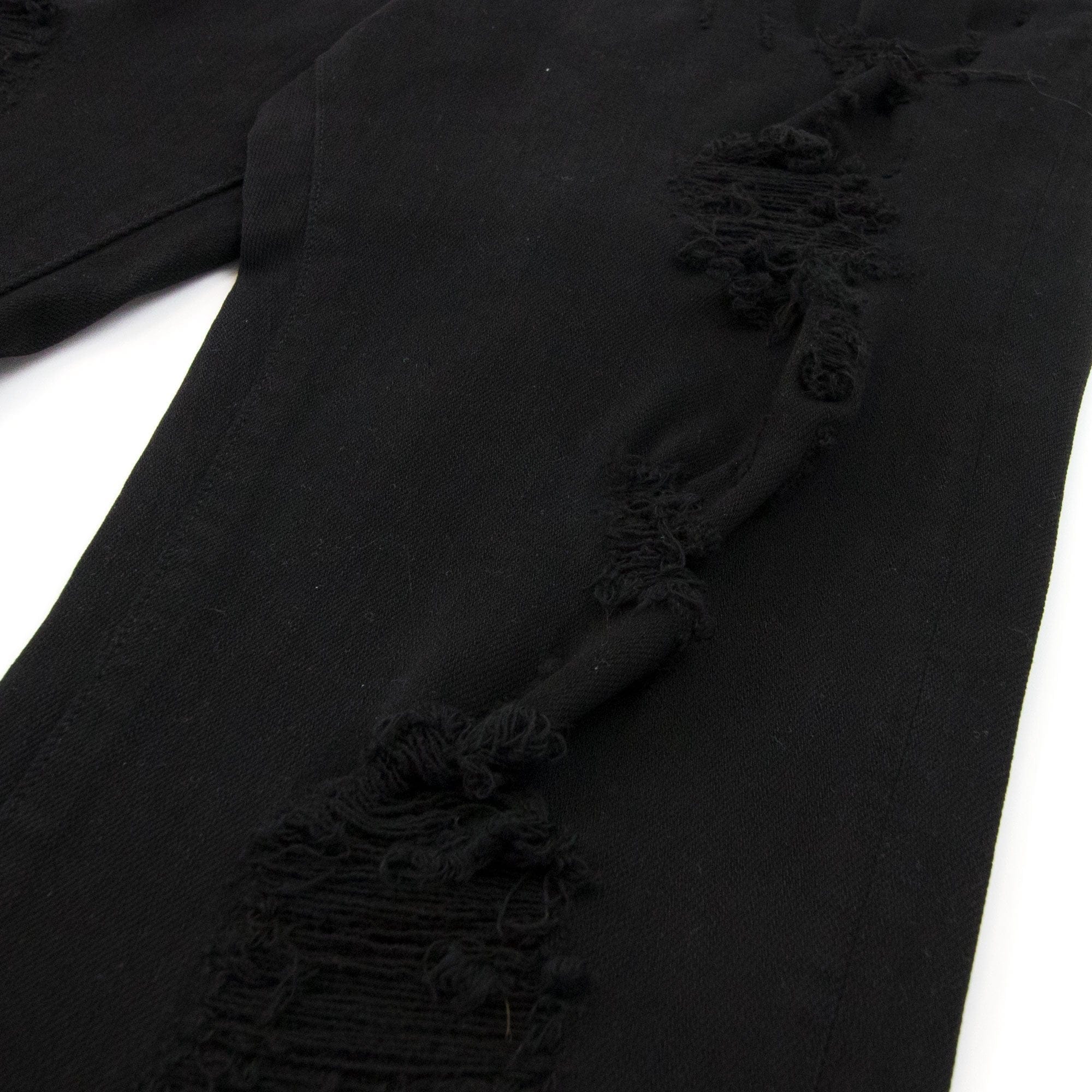 Dolce & Gabbana Black Slim-fit Stretch Jeans With Rips Black