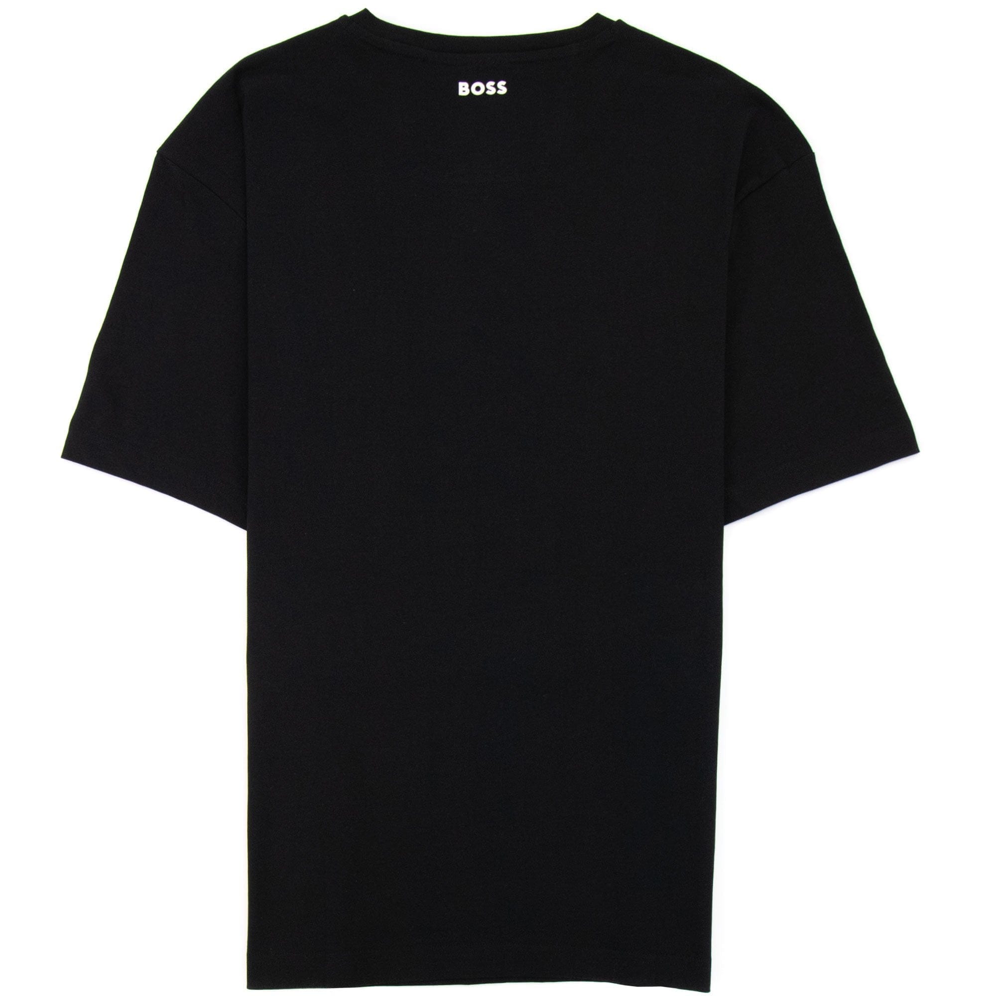 Hugo Boss Tee 1 Colour Block Logo T Shirt Black 001