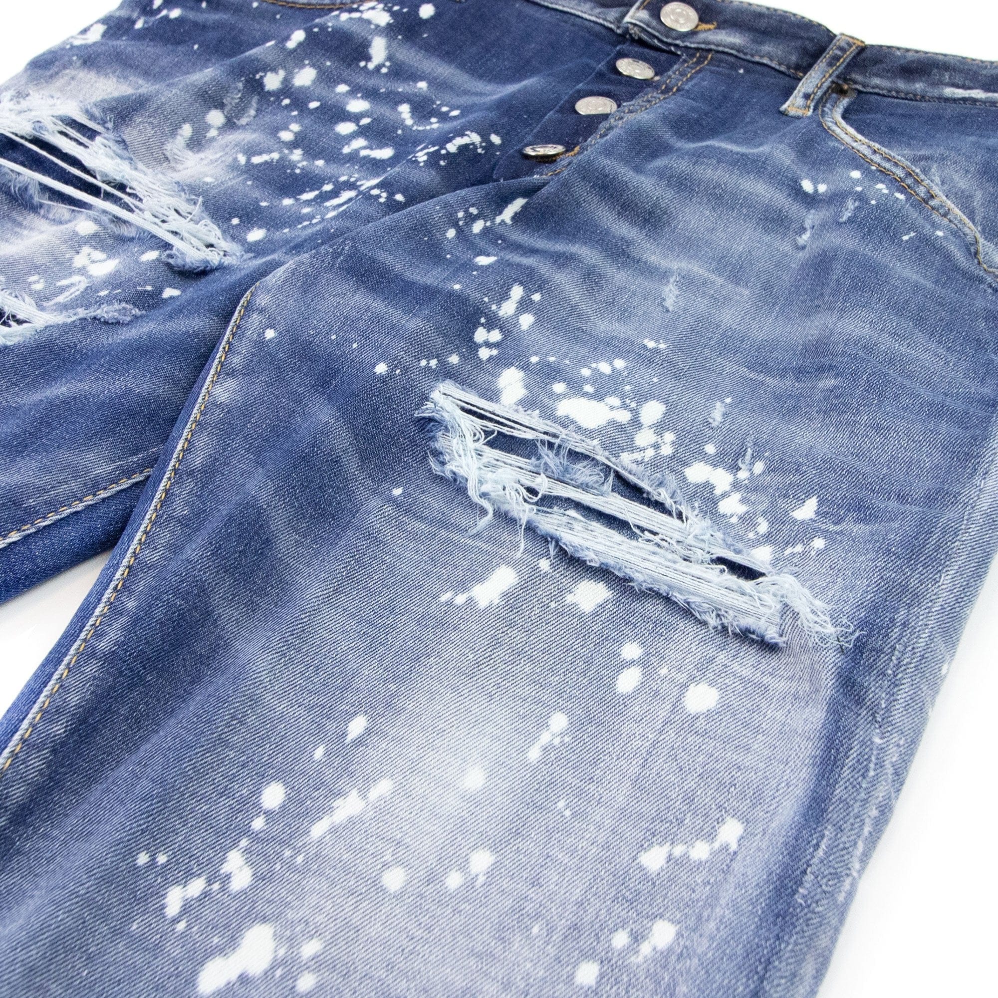Dsquared2 Super Twinkey Ripped Jeans Navy Blue 470