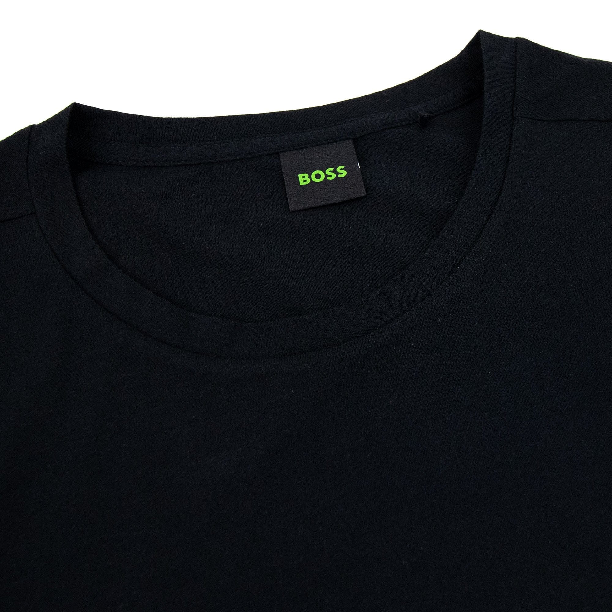 Hugo Boss Tee 6 Logo T Shirt Black 001