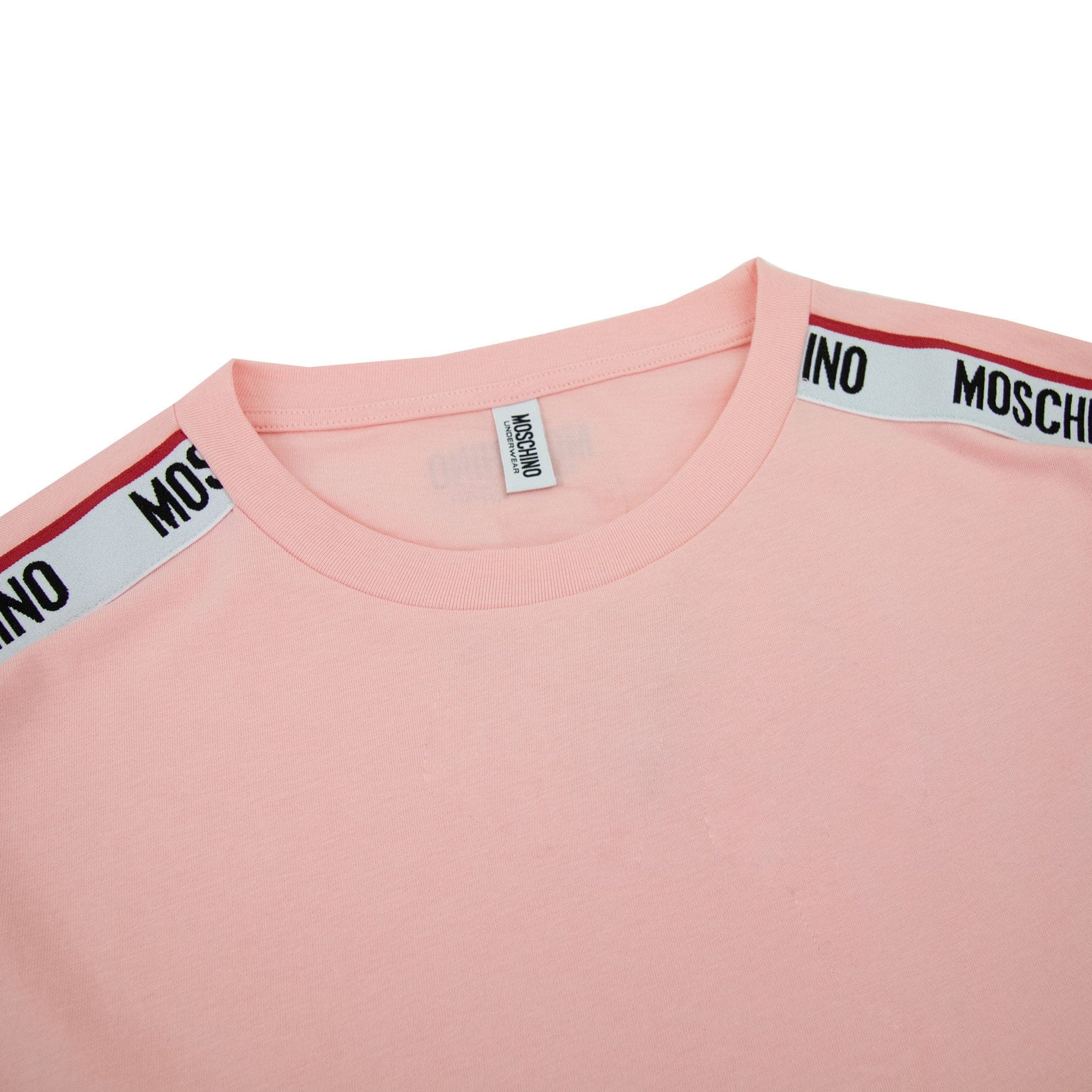 Moschino Underwear Tape Logo T-shirt Pink 0227