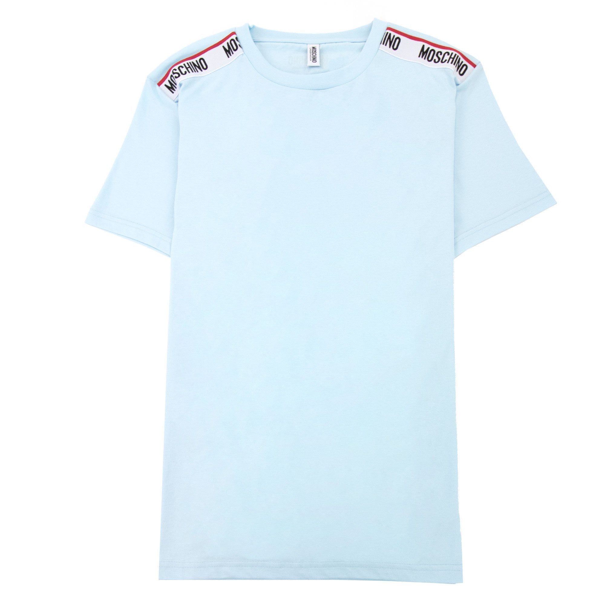 Moschino Underwear Tape Logo T-shirt Sky Blue 0332
