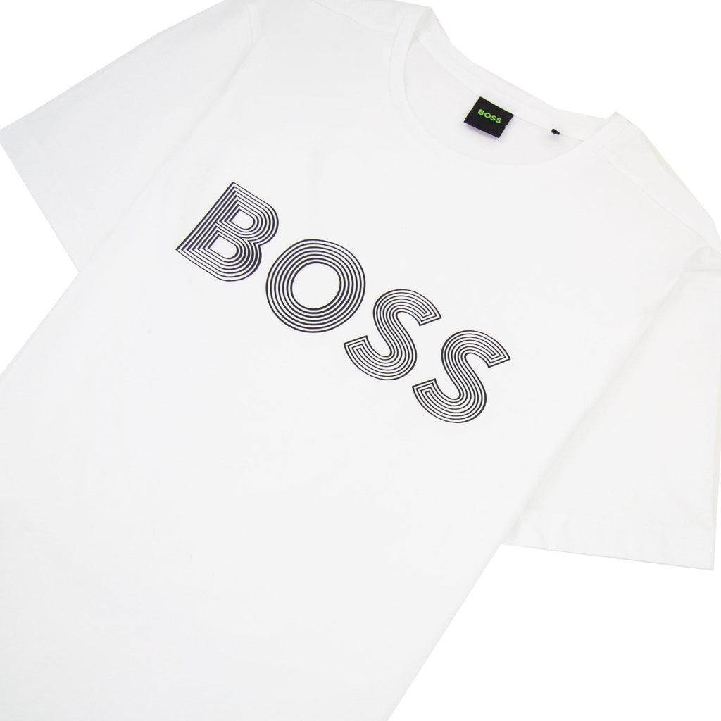 Hugo Boss Tee 6 Logo T Shirt White 100
