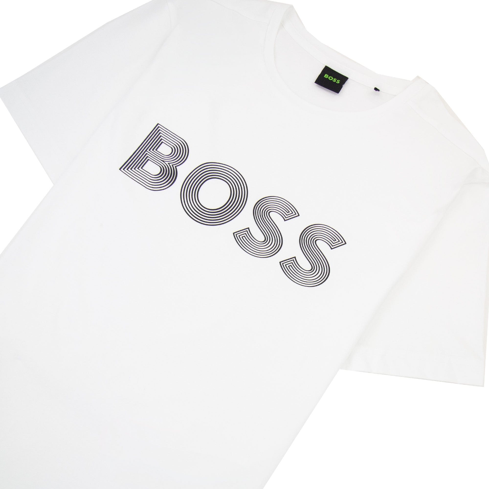 Hugo Boss Tee 6 Logo T Shirt White 100