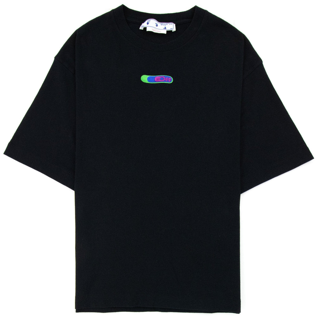 Off White Weed Arrows Over Skate S/s T Shirt Black/Green