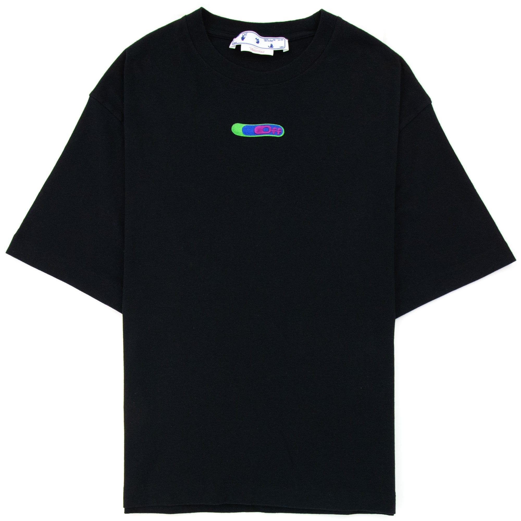 Off White Weed Arrows Over Skate S/s T Shirt Black/Green