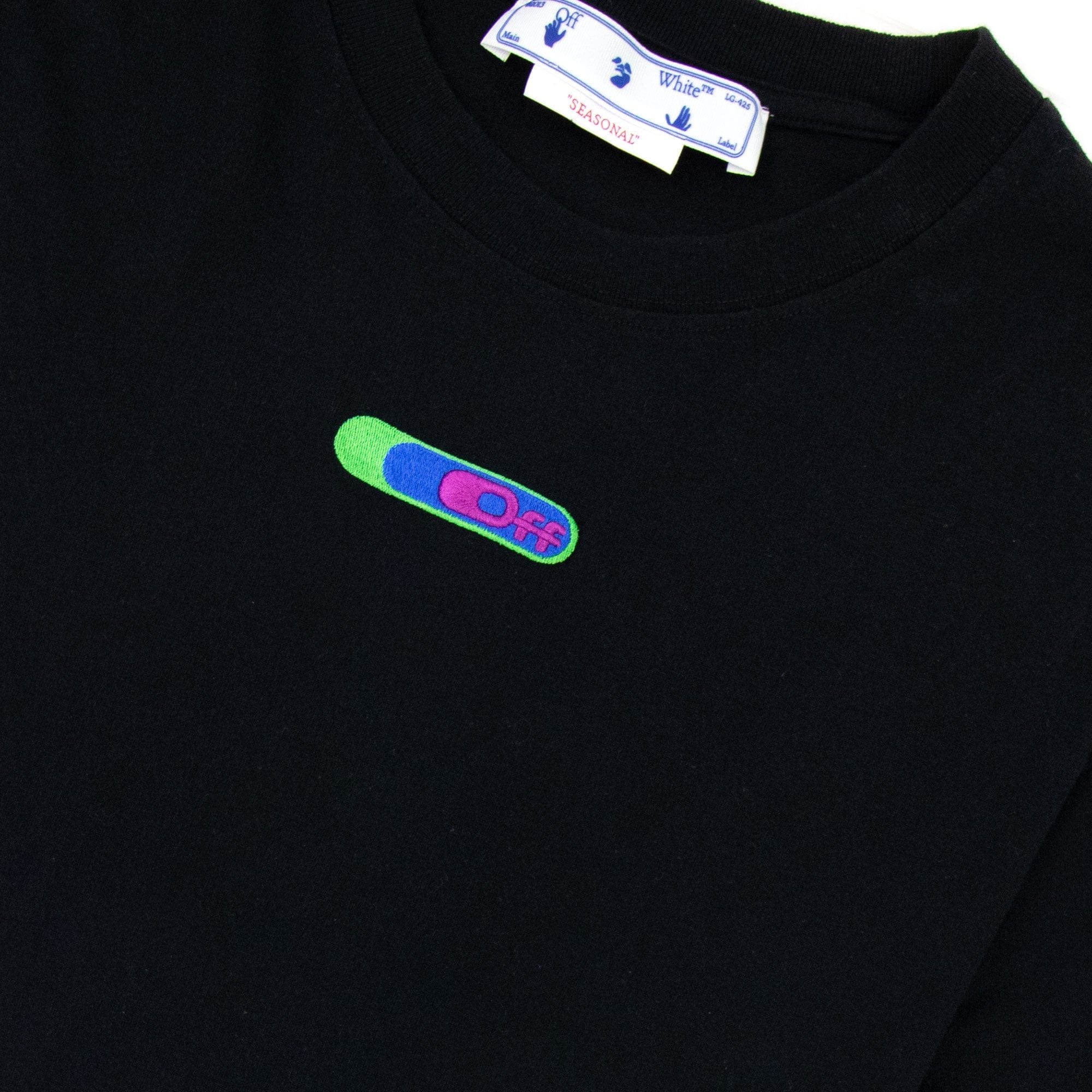 Off White Weed Arrows Over Skate S/s T Shirt Black/Green