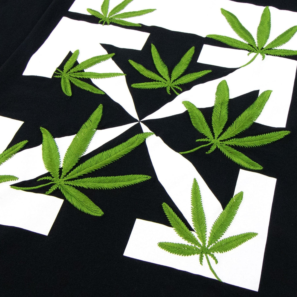 Off White Weed Arrows Over Skate S/s T Shirt Black/Green