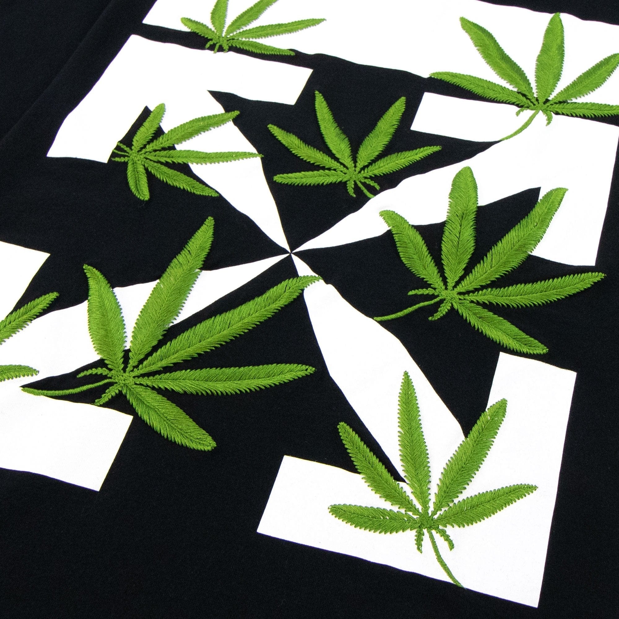 Off White Weed Arrows Over Skate S/s T Shirt Black/Green