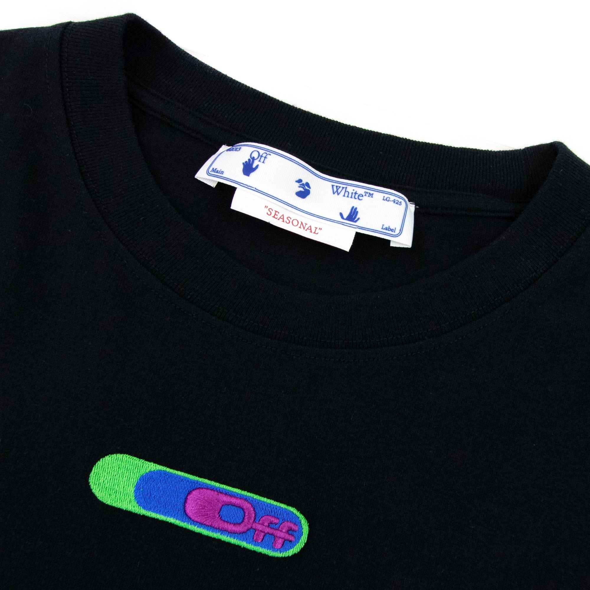 Off White Weed Arrows Over Skate S/s T Shirt Black/Green