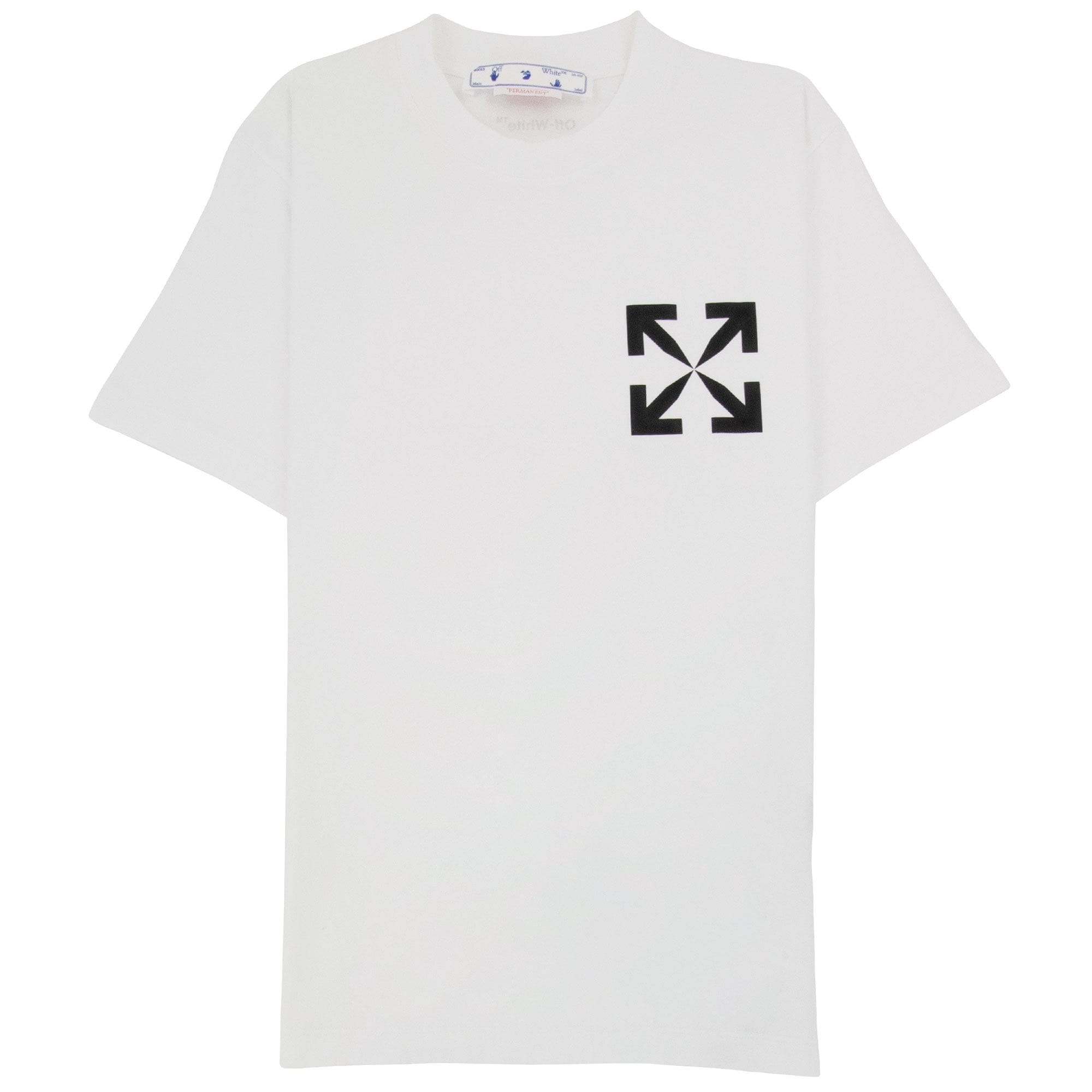 Off White Single Arrow S/s Slim Fit T Shirt White/Black
