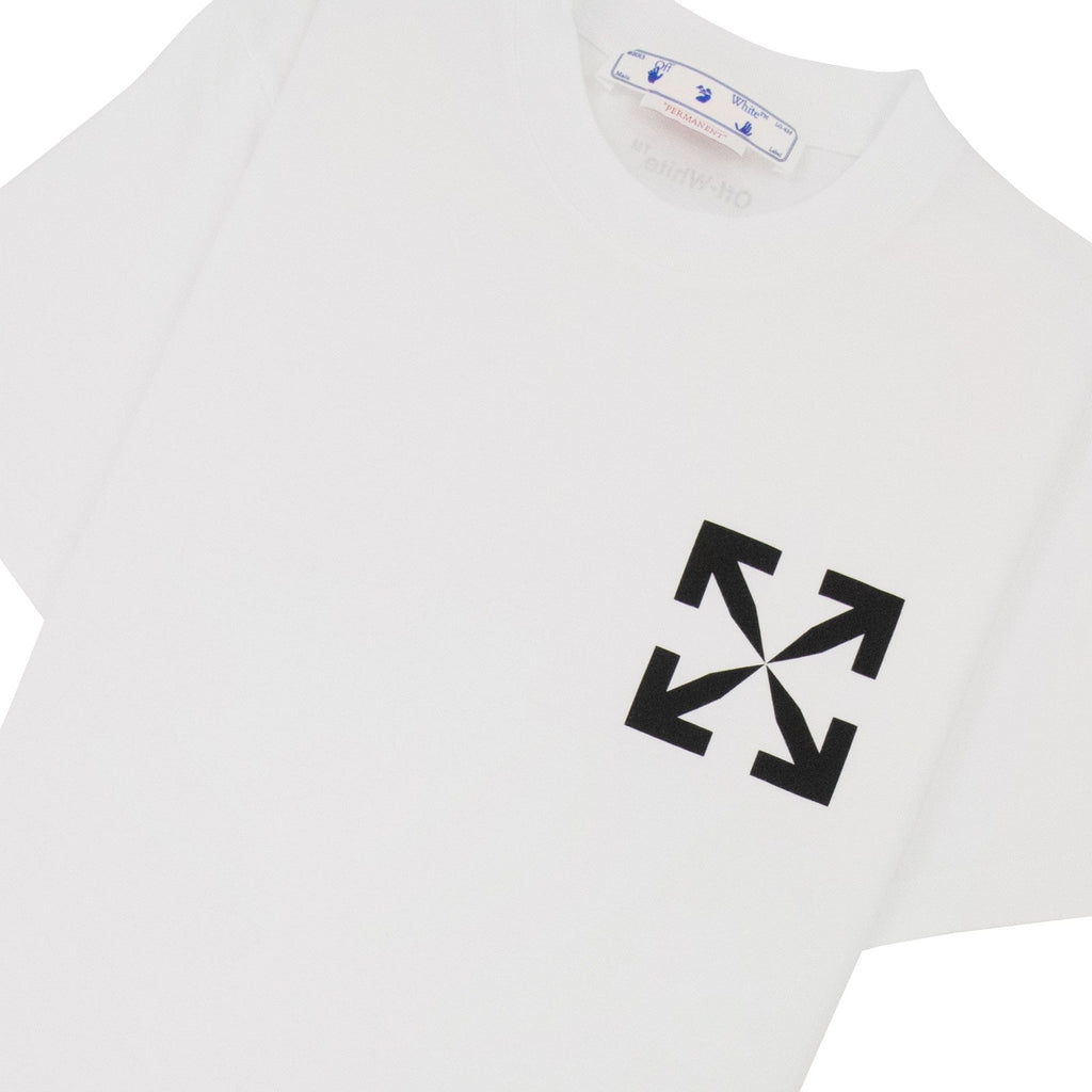 Off White Single Arrow S/s Slim Fit T Shirt White/Black