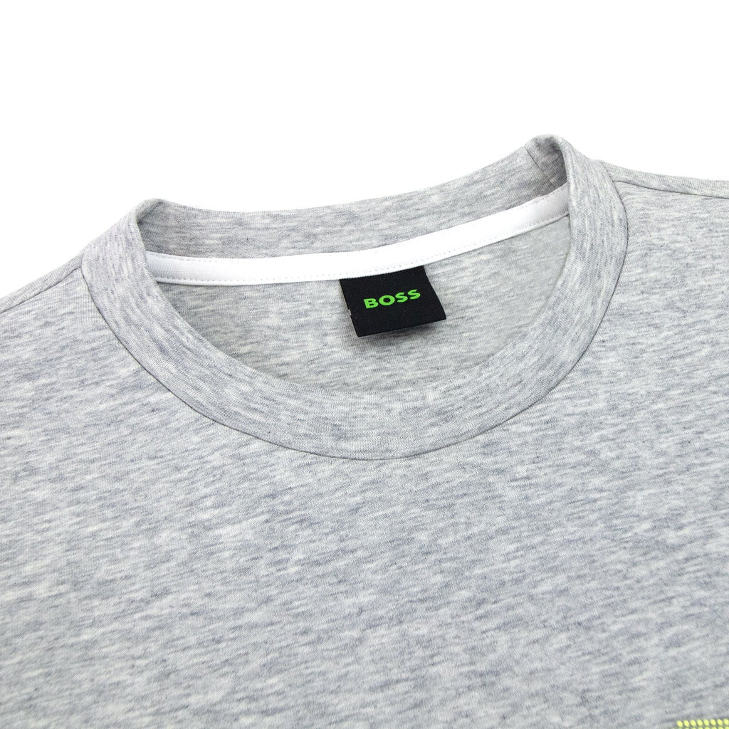 Hugo Boss Salbo Iconic Crew Neck Sweat Light Grey