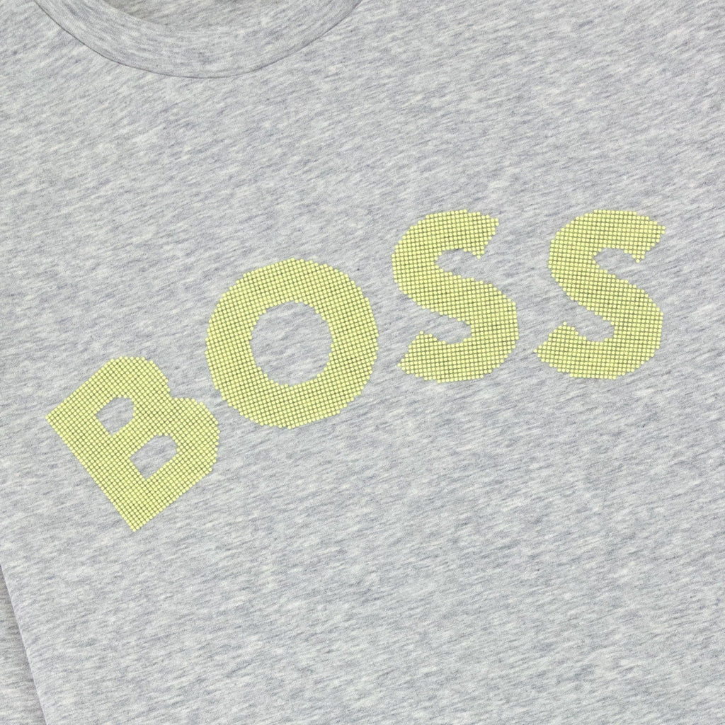 Hugo Boss Salbo Iconic Crew Neck Sweat Light Grey
