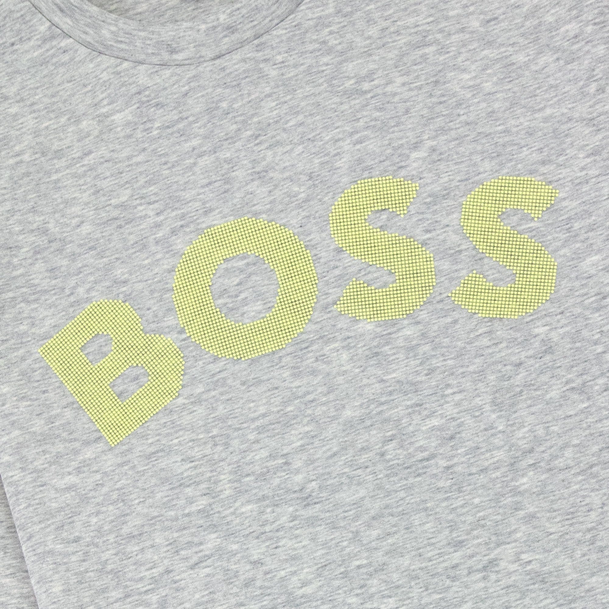 Hugo Boss Salbo Iconic Crew Neck Sweat Light Grey