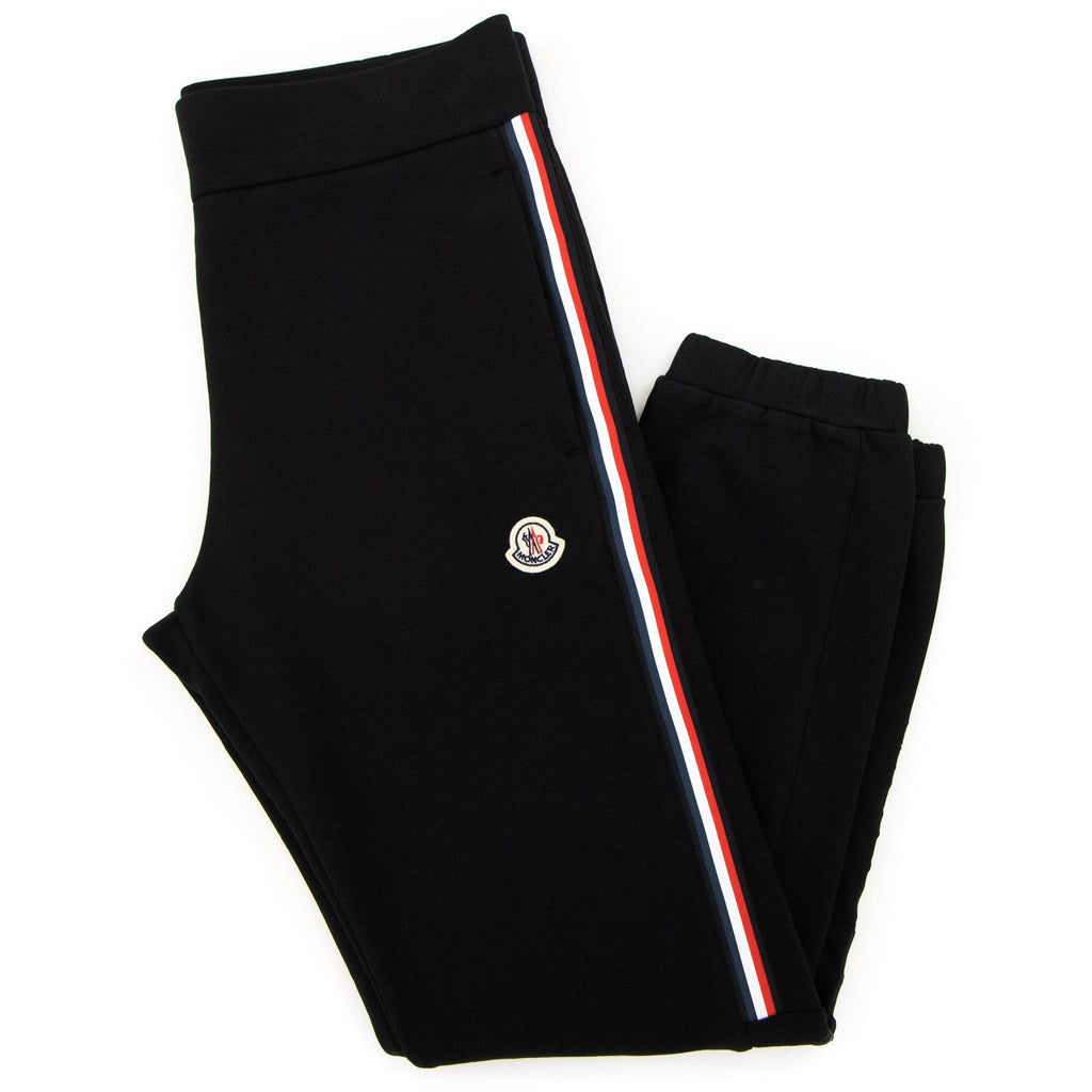 Moncler Tricolour Accent Jogging Trousers Black