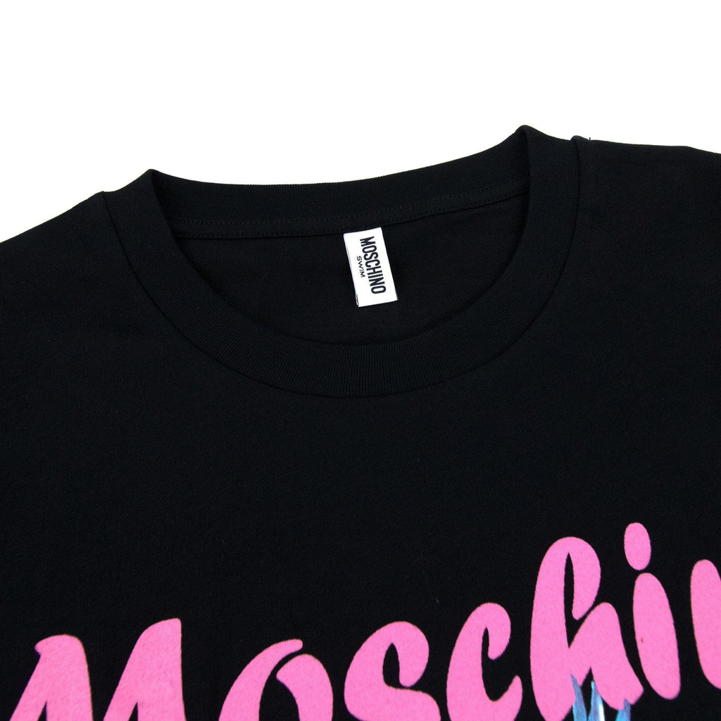 Moschino Swim Moschino Parrot Tee Black