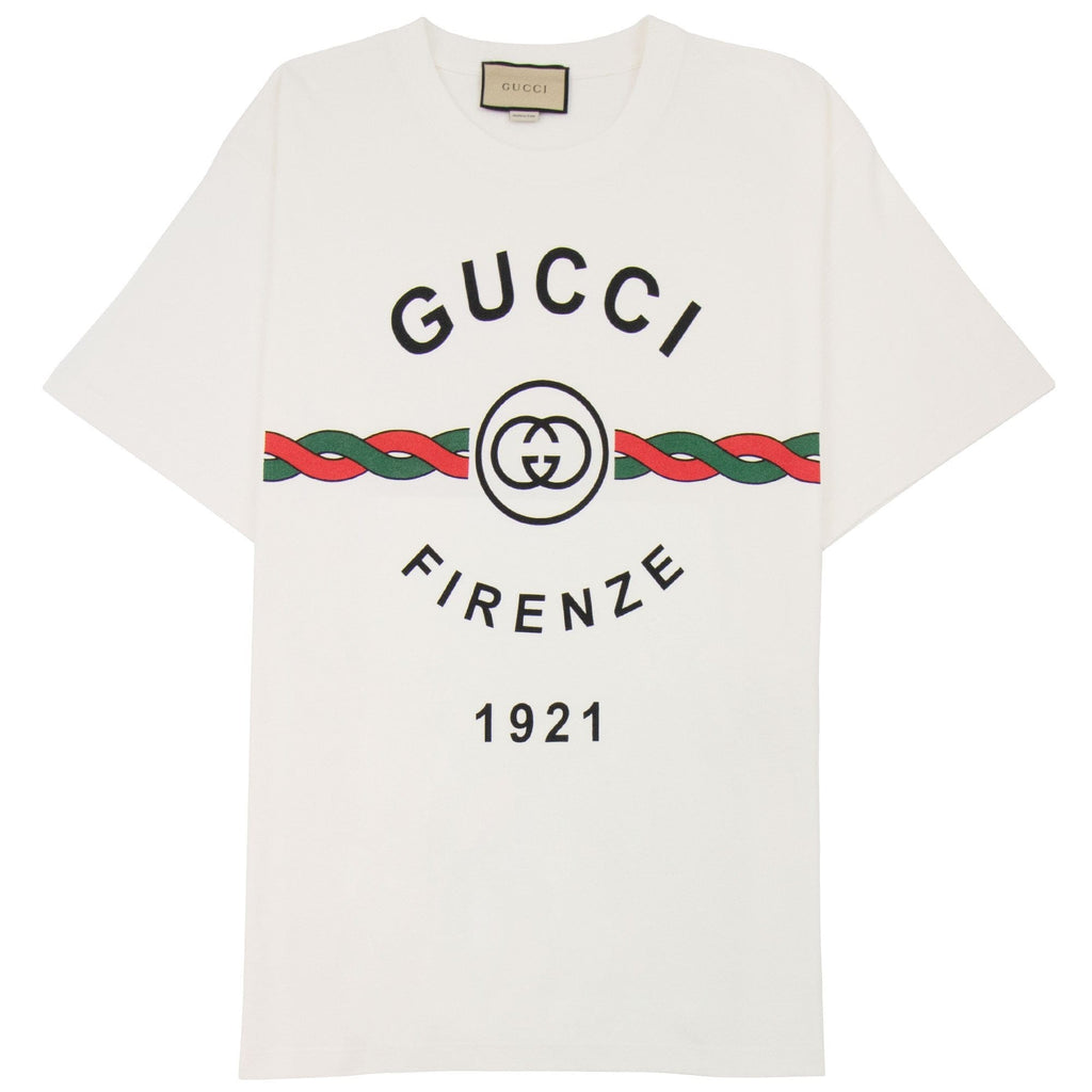 Gucci Gucci Firenze 1921 Cotton Jersey White