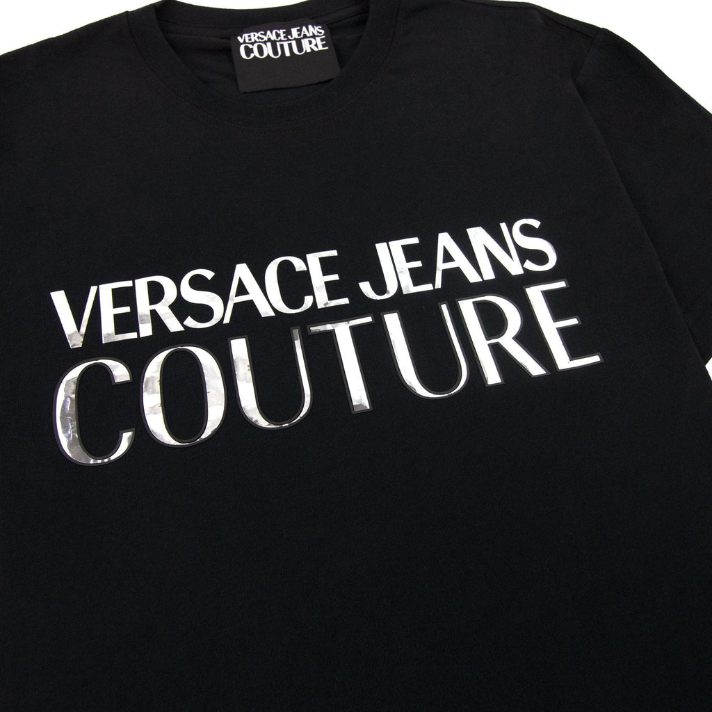 Versace Jeans Couture Logo T Shirt Black/silver