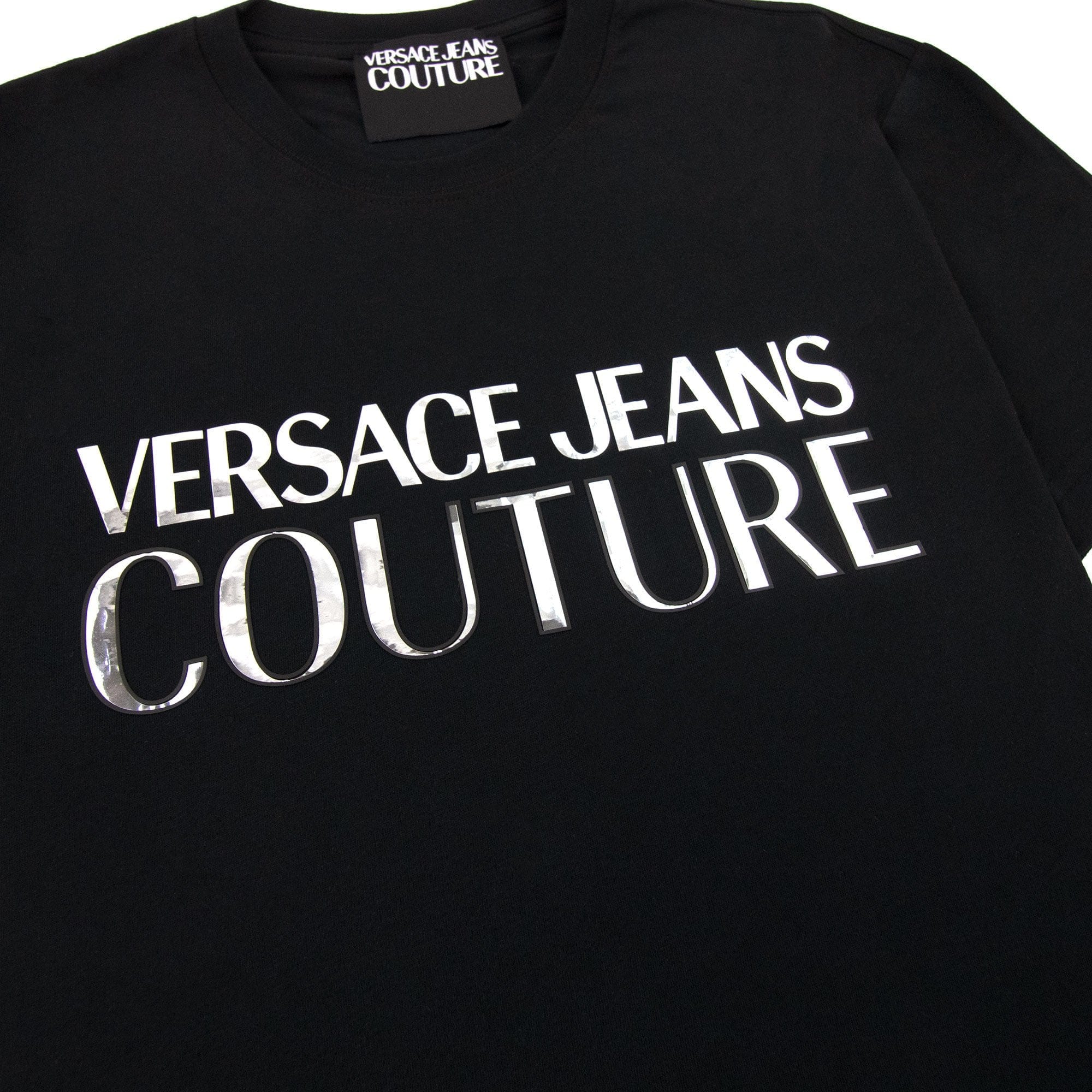 Versace Jeans Couture Logo T Shirt Black/silver