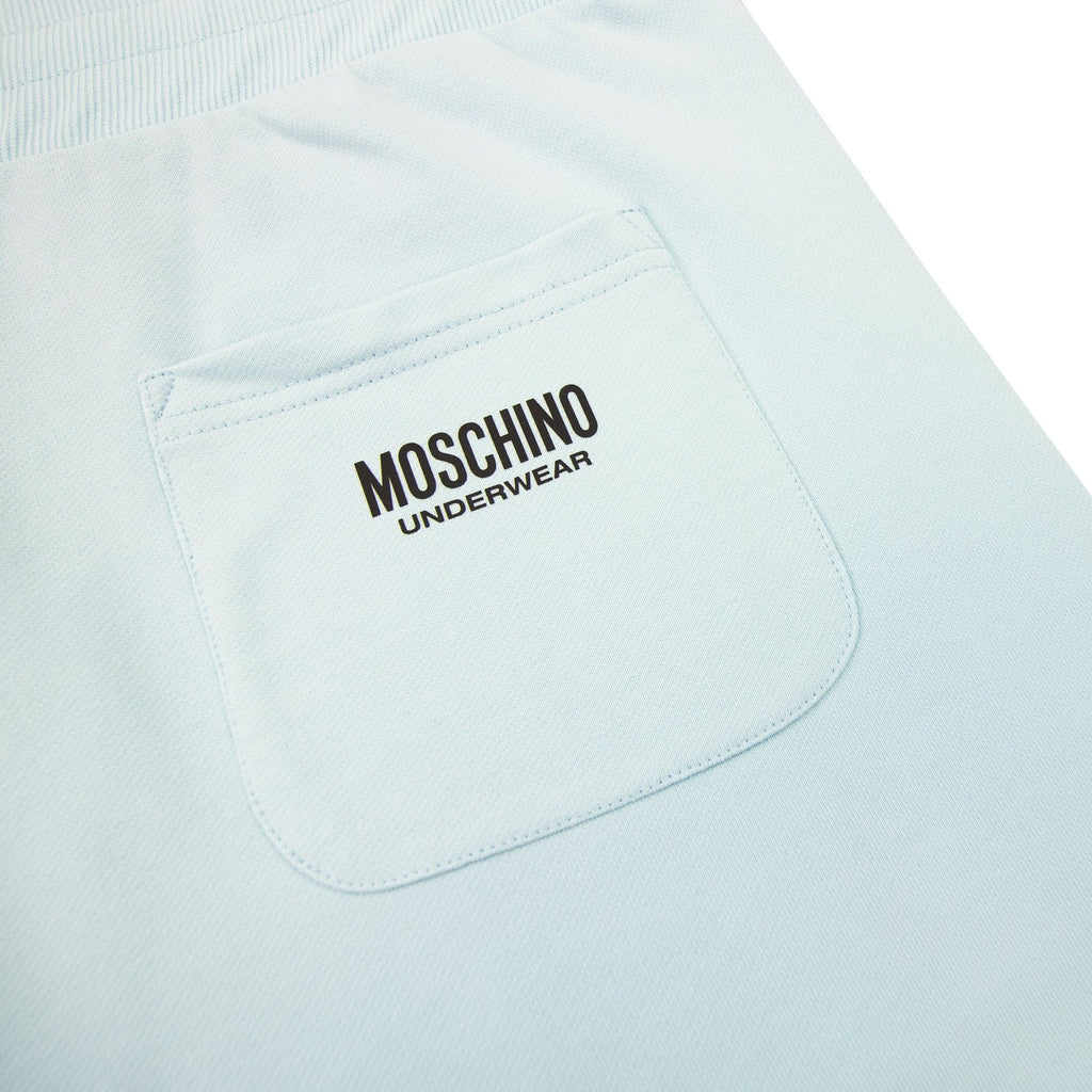 Moschino Underwear Logo Tape Shorts Sky Blue 0332