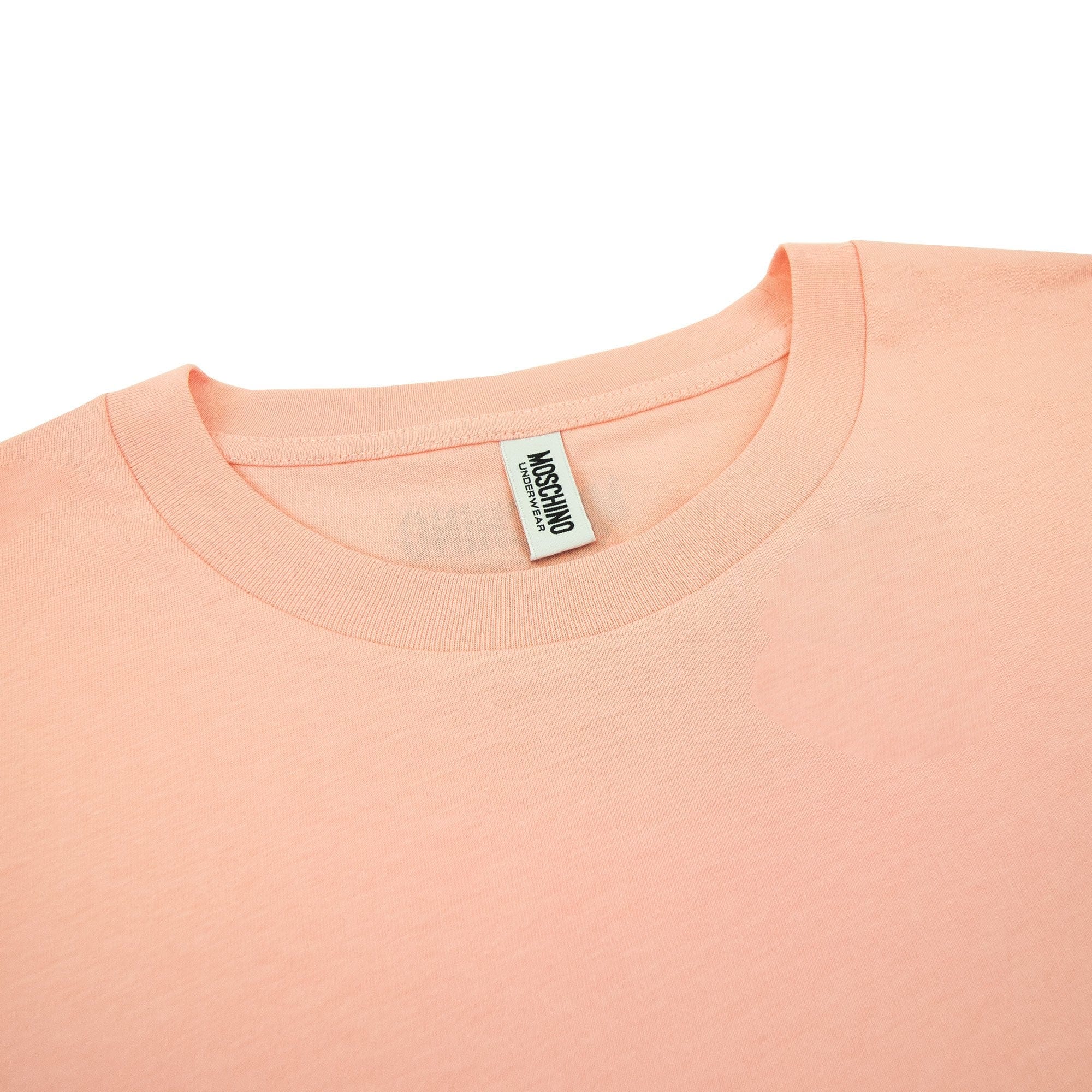 Moschino Underwear Tape Cuff Sleeve T Shirt Pink 0227