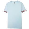 Moschino Underwear Tape Cuff Sleeve T Shirt Sky Blue 0332