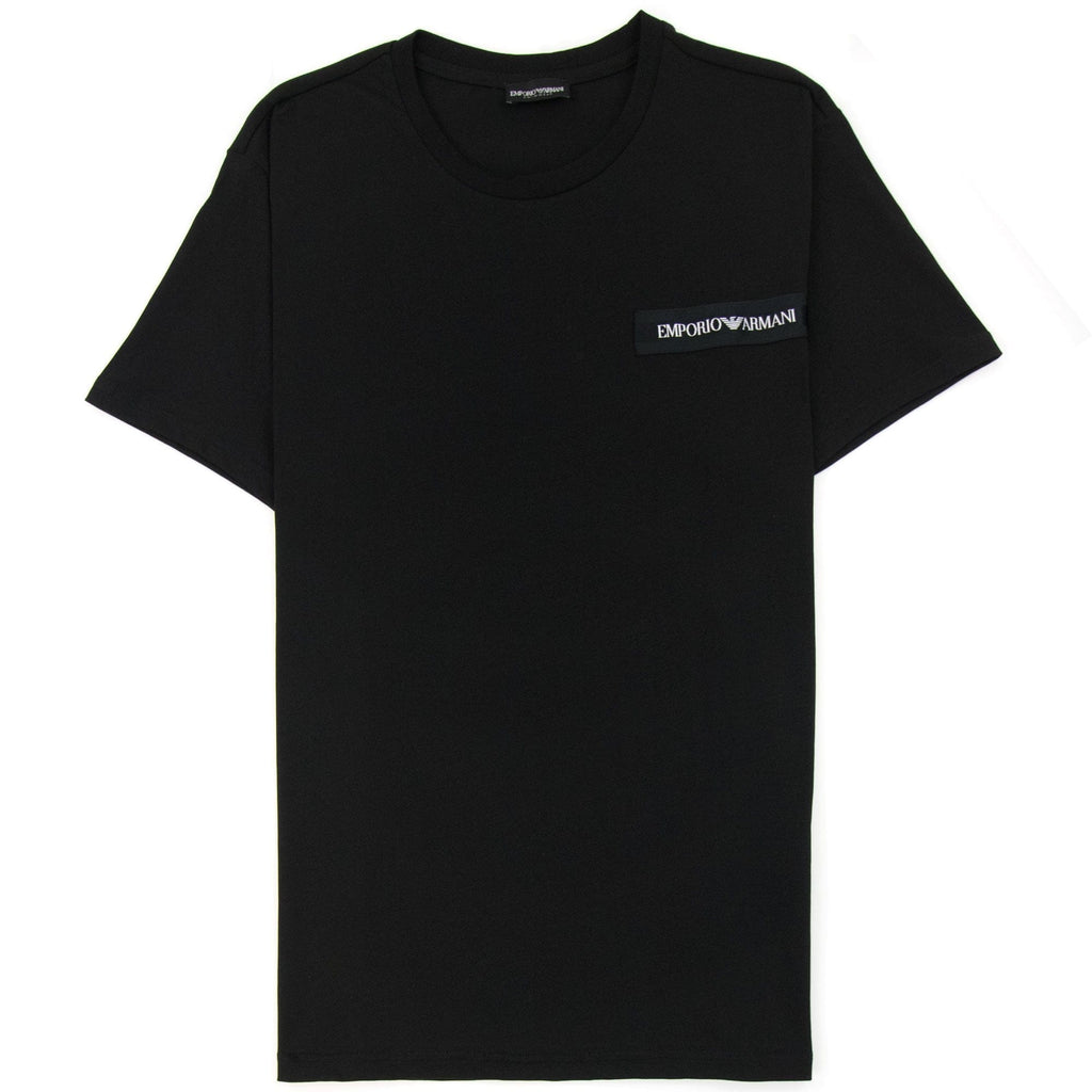 Emporio Armani Emporio Armani Crew Neck Logo T Shirt Black