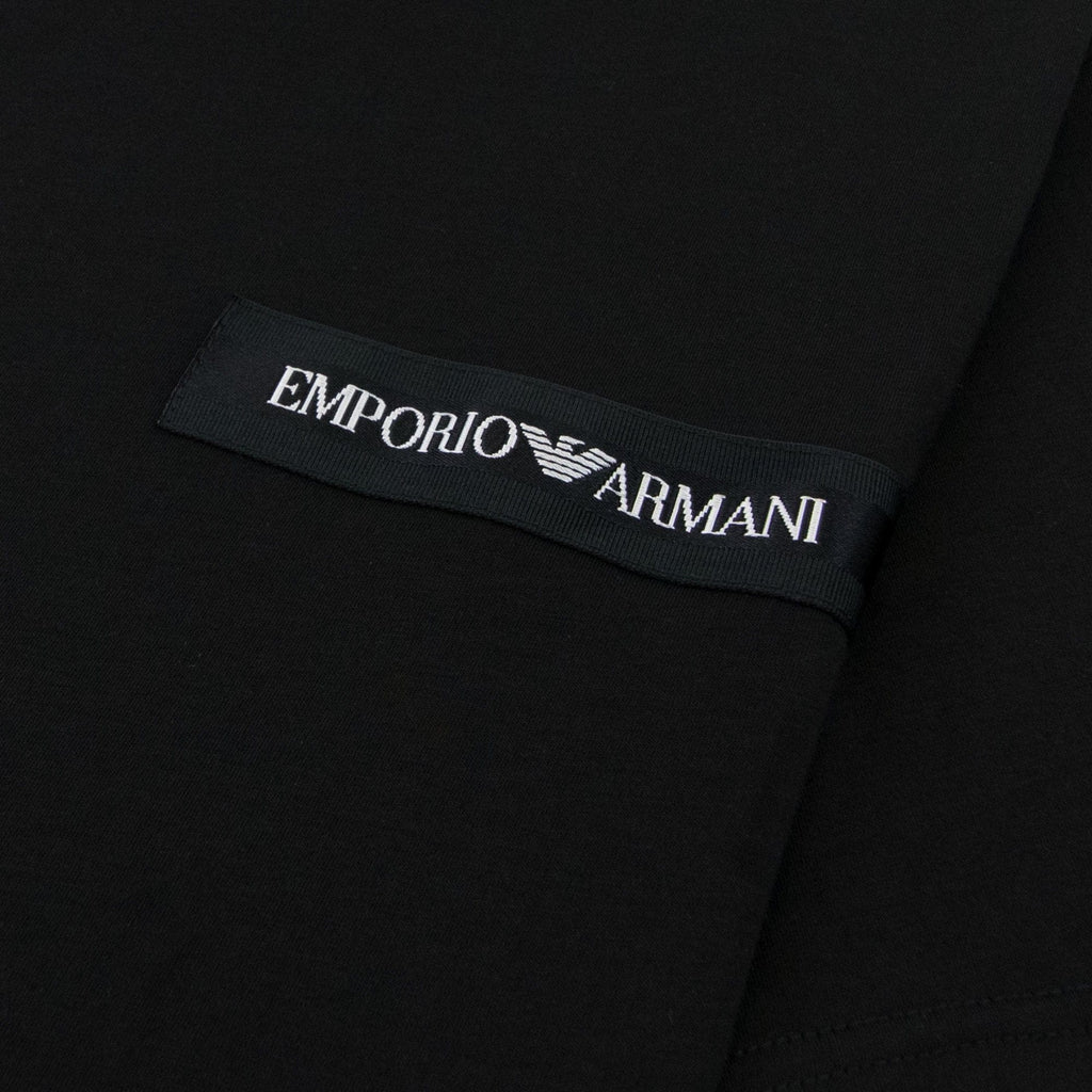 Emporio Armani Emporio Armani Crew Neck Logo T Shirt Black
