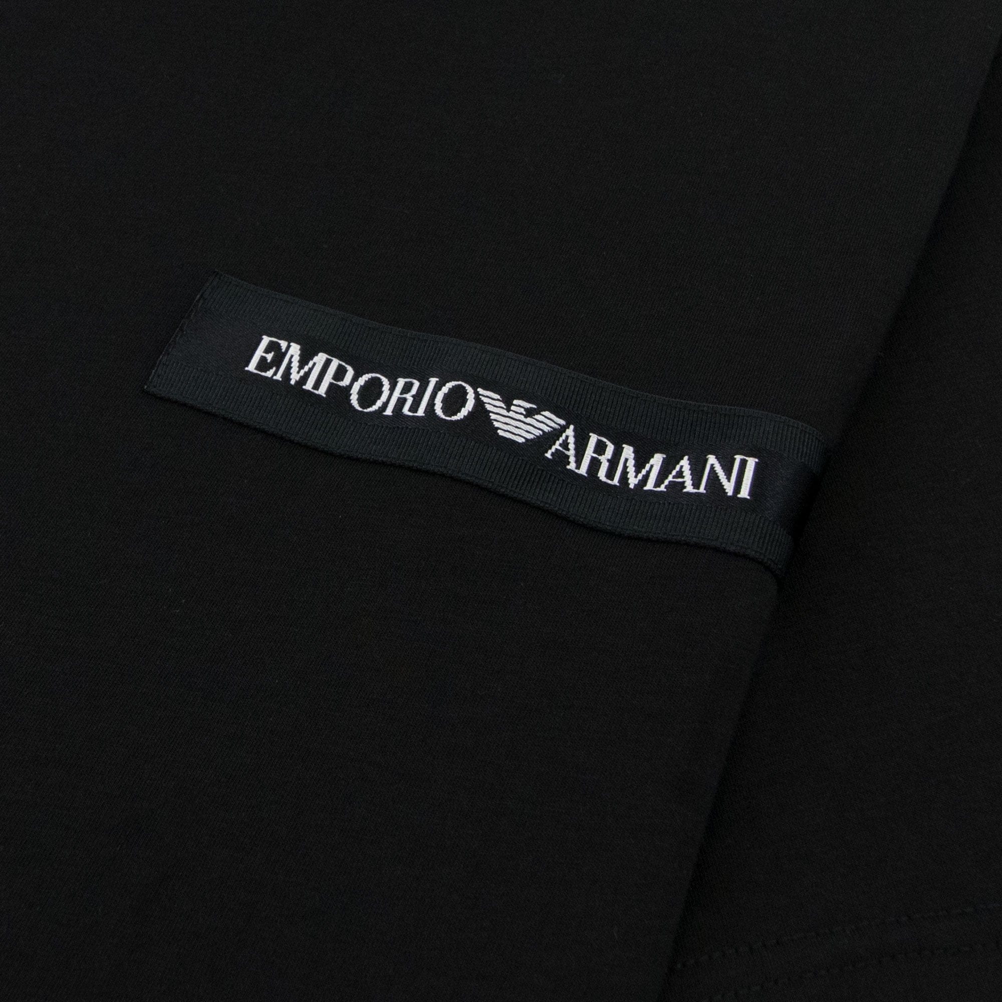 Emporio Armani Emporio Armani Crew Neck Logo T Shirt Black