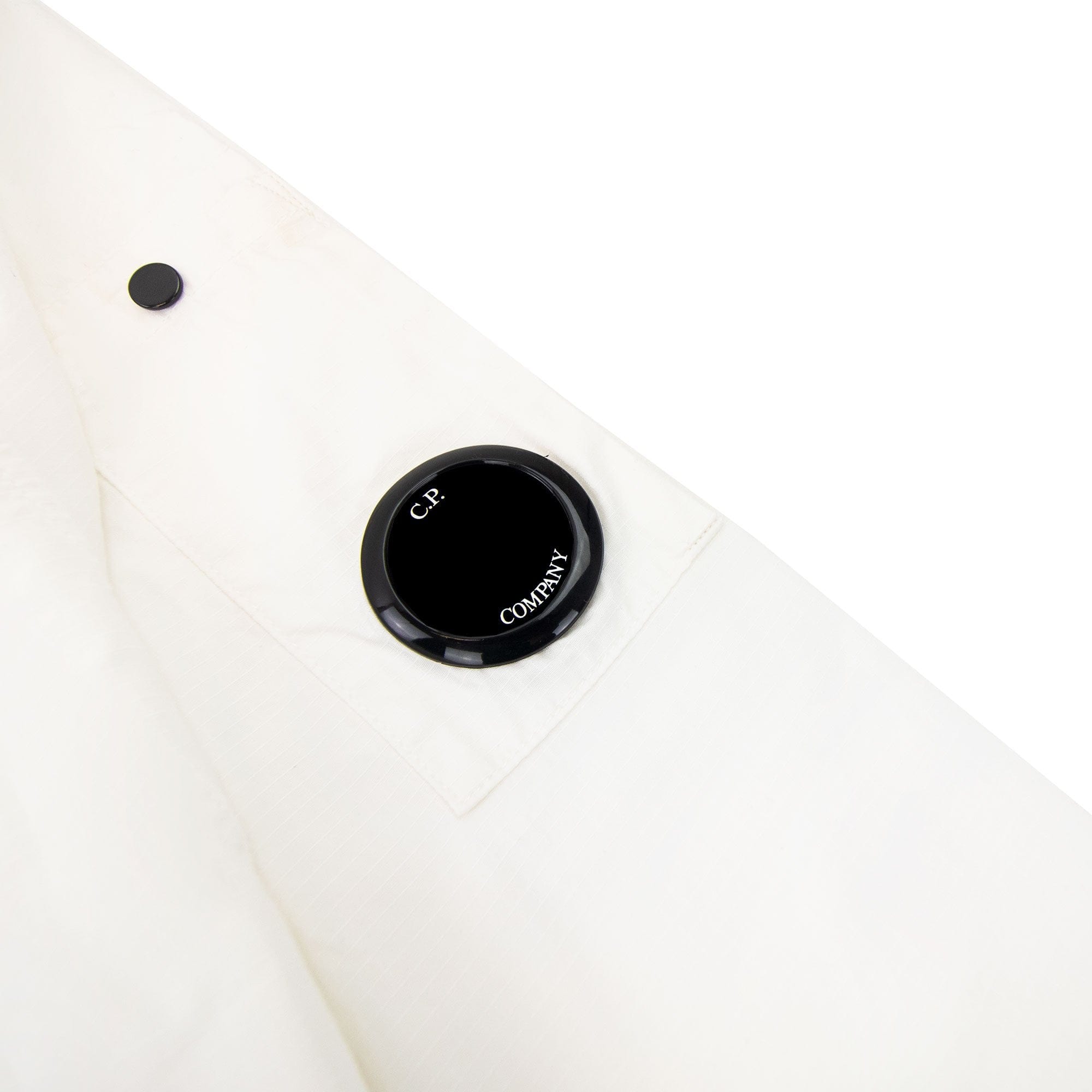 Cp Company Cotton Rip Lens Overshirt White 103