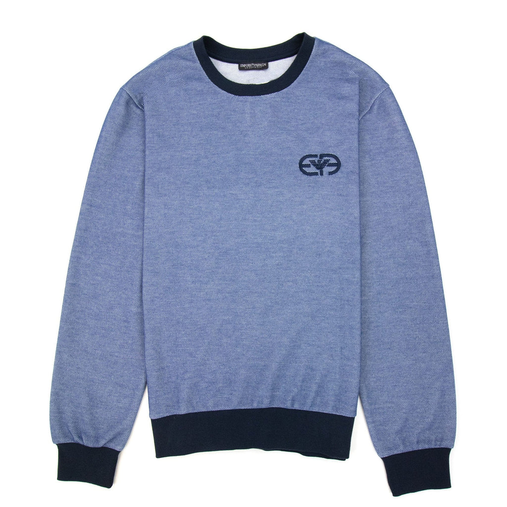 Emporio Armani Ea Crew Neck Sweater Blue
