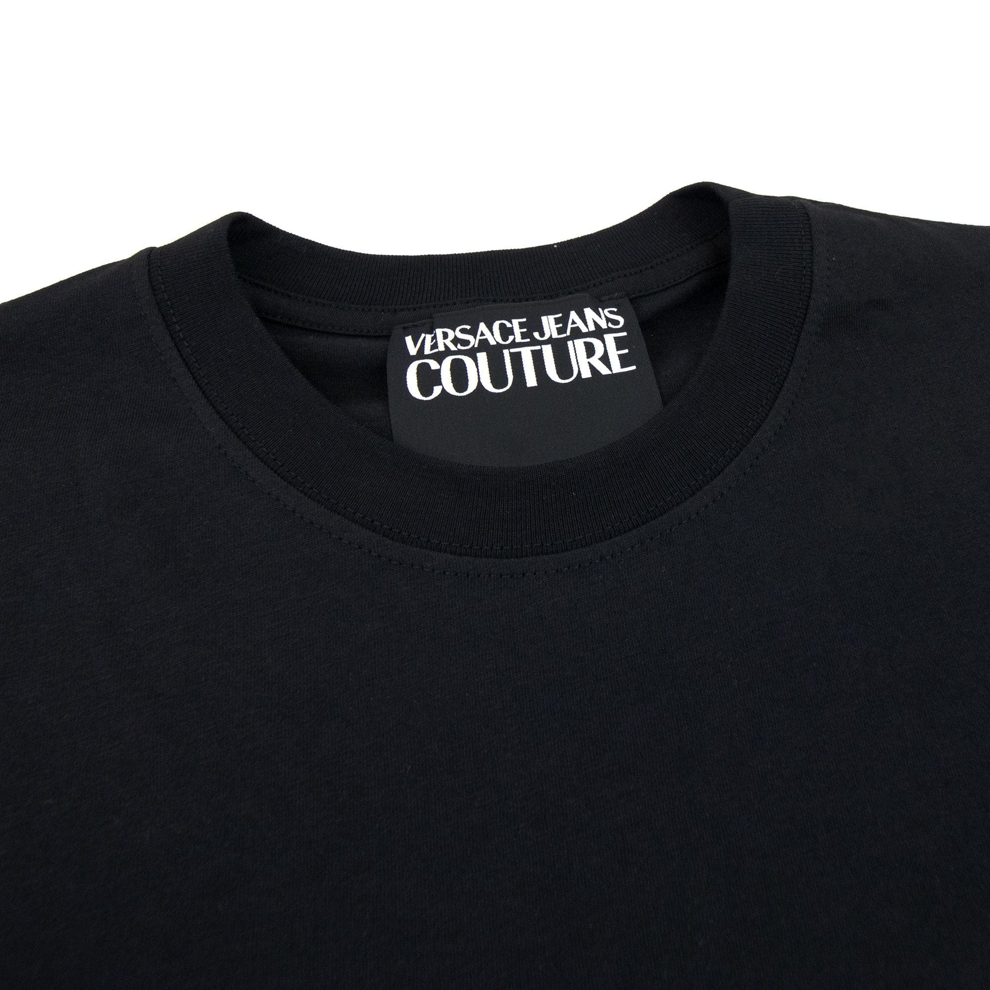 Versace Jeans Couture V Emblem T Shirt Black/gold