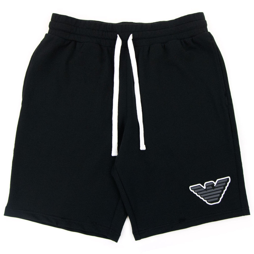 Emporio Armani Eagle Logo Bermuda Shorts Black