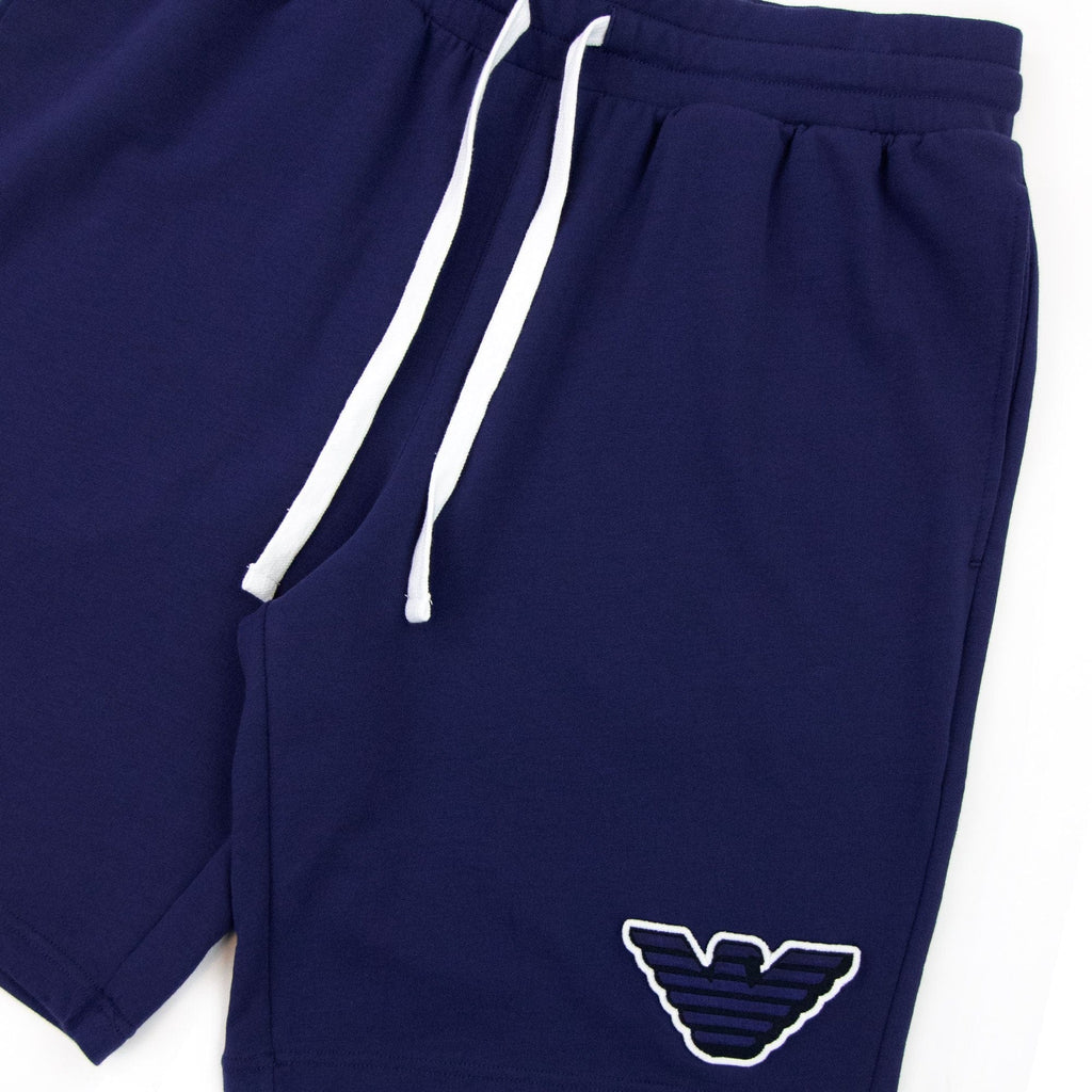 Emporio Armani Eagle Logo Bermuda Shorts Blue