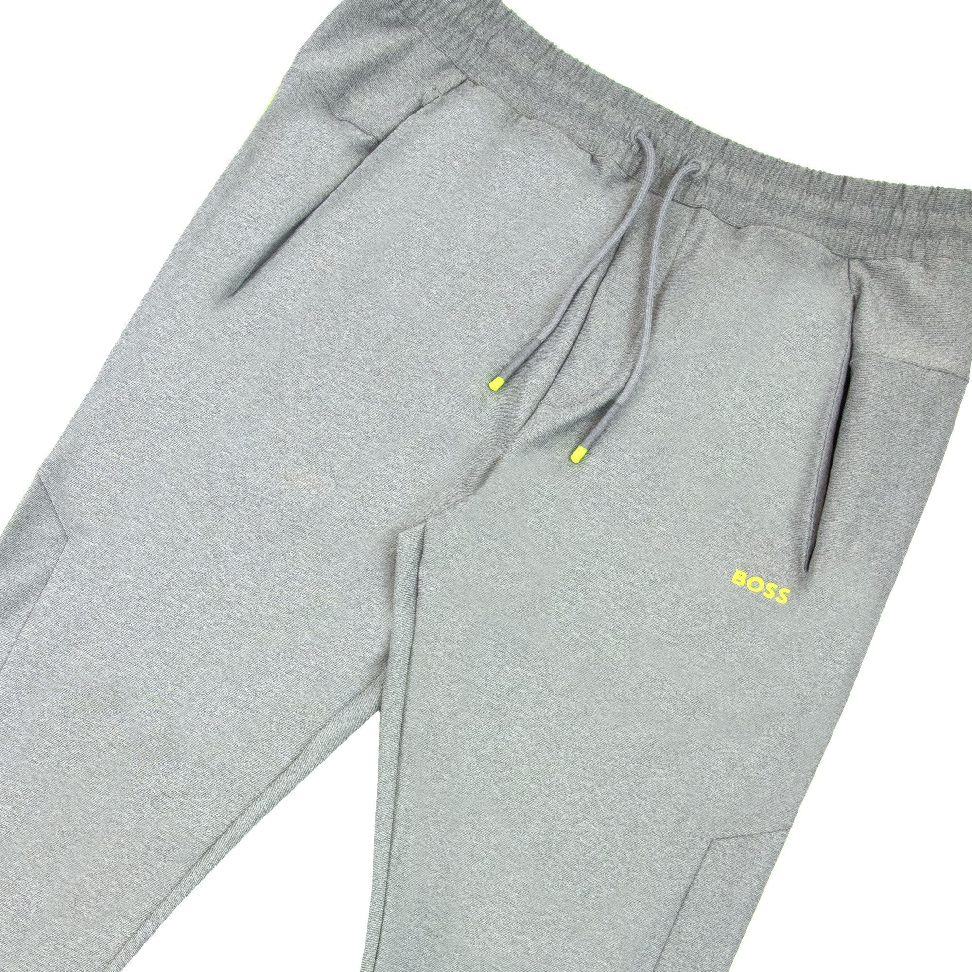 Hugo Boss Hicon Gym Side Stripe Bottoms Light Grey