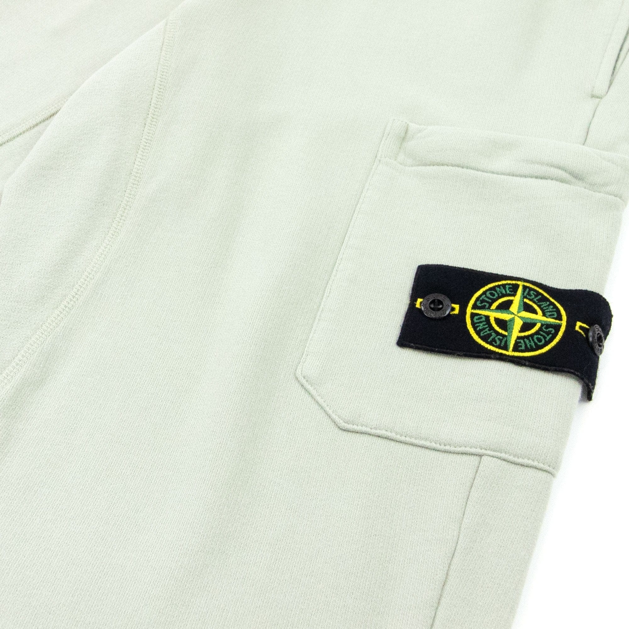 Stone Island 60351 Fleece Track Pants Light Green V0064