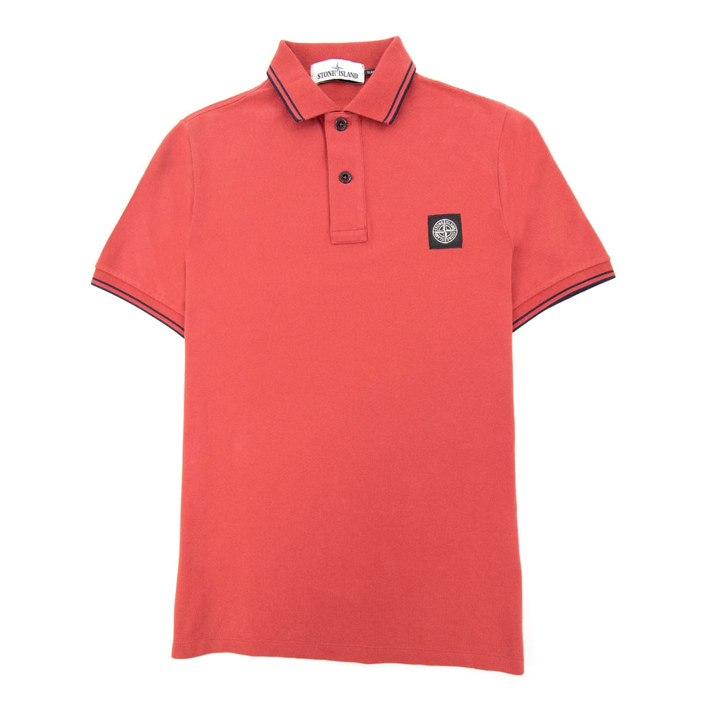 Stone Island Tip Polo Ss Red