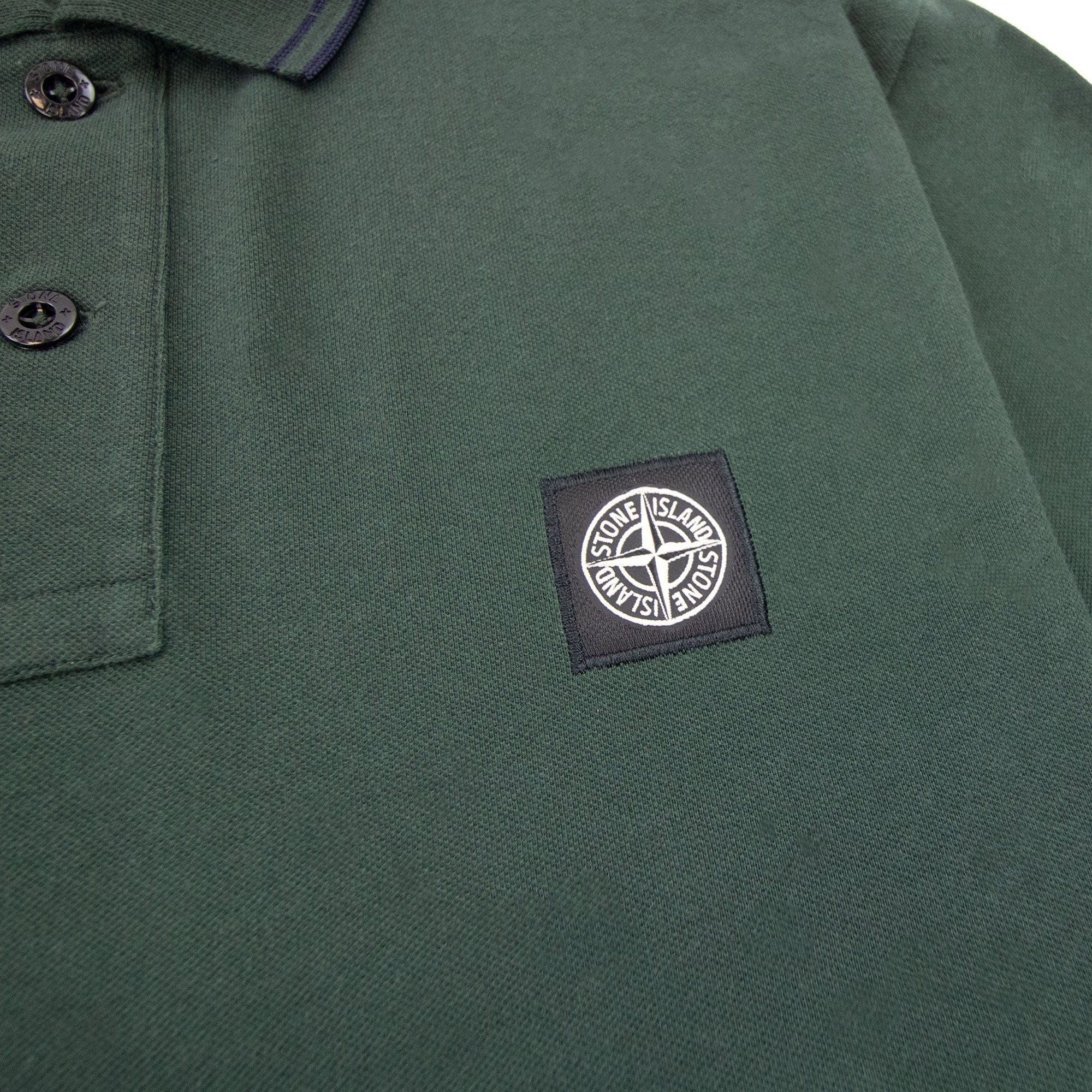 Stone Island Tip Polo Ss Green