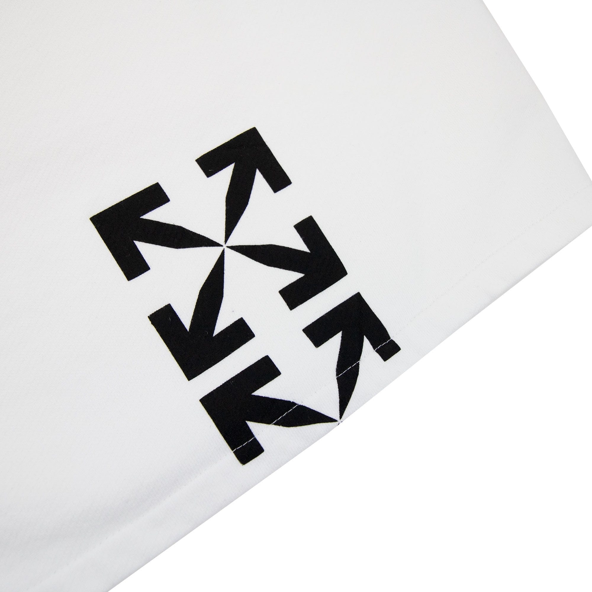 Off White Ff Blur Skate Sweat Shorts White/black
