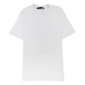 Love Moschino Embossed Peace Logo T-shirt White