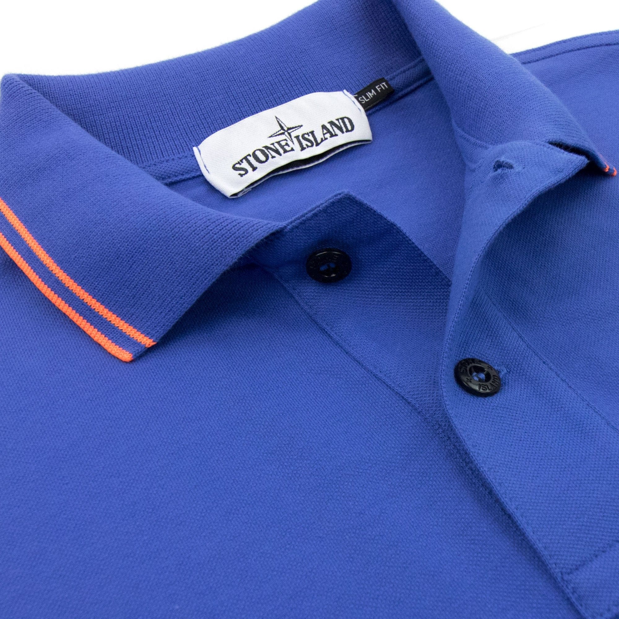 Stone Island Tip Polo Ss Purple