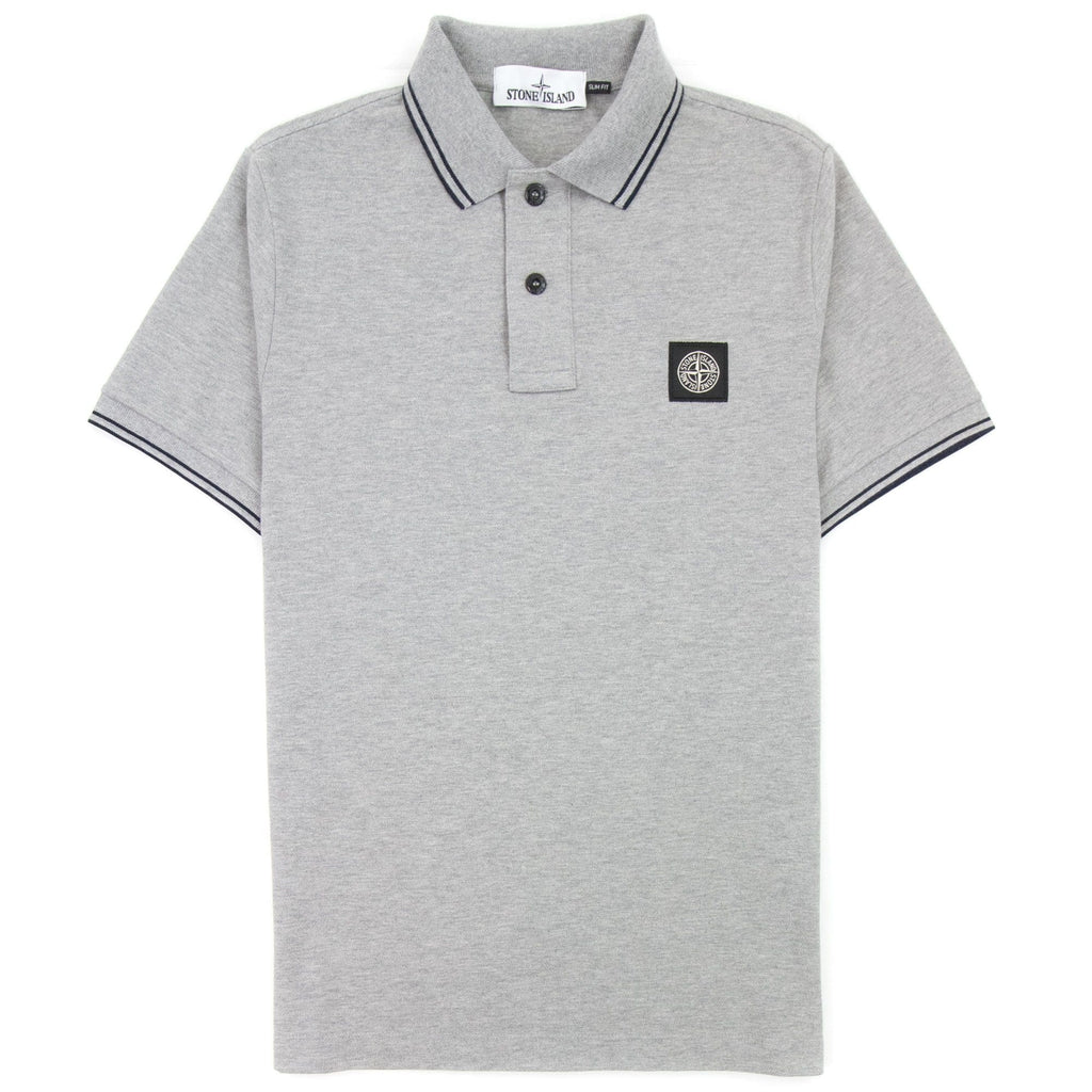 Stone Island Tip Polo Ss Light Grey V1064